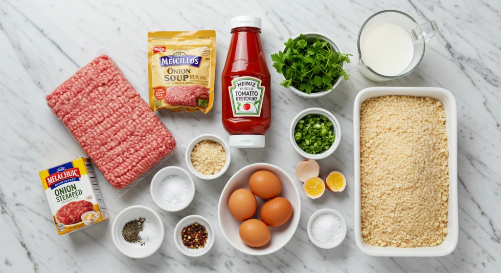 meatloaf recipe with onion soup mix
