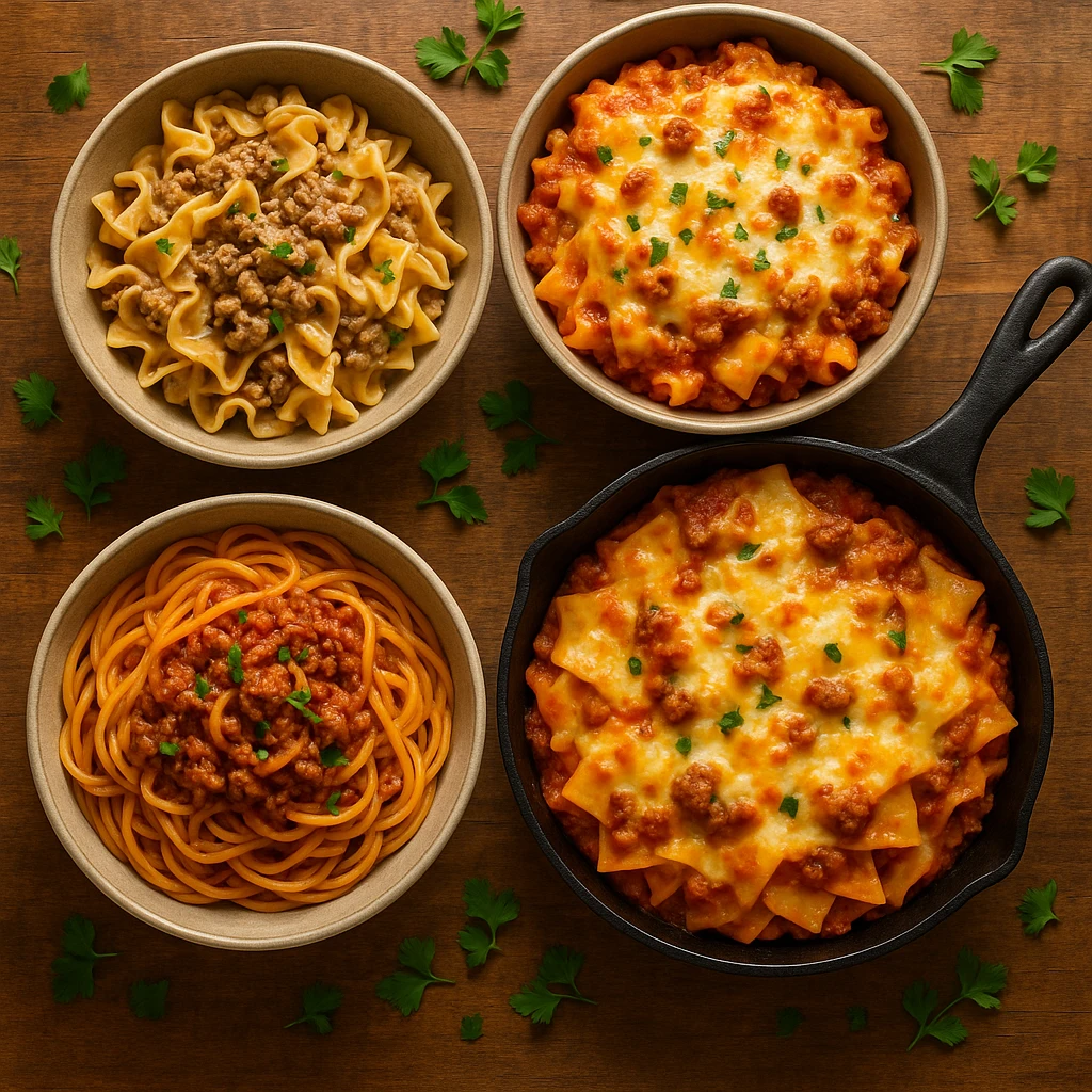 ground beef pasta recipes