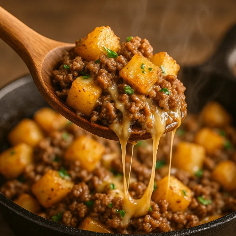 ground beef and potatoes Recipe